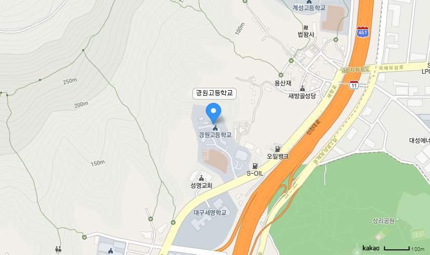학교 찾아오시는 길 지도